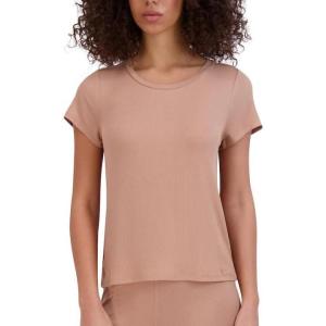 imageSteve Madden Womens Ribbed ShortSleeve Sleep TeePraline