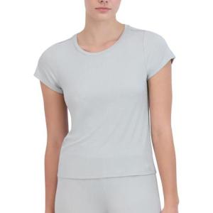 imageSteve Madden Womens Ribbed ShortSleeve Sleep TeePuritan Grey