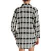imageSteve Madden Apparel Womens Eldridge Shirt JacketBlack Plaid