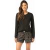 imageSteve Madden Womens Pajama 3 Piece Set Long Sleeve Shirt Pants Lounge ShortsBlack Camo Spots