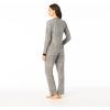 imageSteve Madden Womens Pajama 3 Piece Set Long Sleeve Shirt Pants Lounge ShortsDiamond Snake Geo