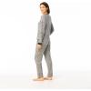 imageSteve Madden Womens Pajama 3 Piece Set Long Sleeve Shirt Pants Lounge ShortsDiamond Snake Geo