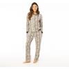 imageSteve Madden Womens Pajama 3 Piece Set Long Sleeve Shirt Pants Lounge ShortsSoft Snake