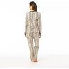 imageSteve Madden Womens Pajama 3 Piece Set Long Sleeve Shirt Pants Lounge ShortsSoft Snake