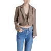 imageSteve Madden Womens Rupi BlazerBrown Herringbone