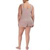 imageSteve Madden Womens ScoopNeck Chenille Sleep Tank TopBark