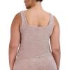 imageSteve Madden Womens ScoopNeck Chenille Sleep Tank TopBark