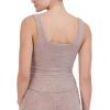 imageSteve Madden Womens ScoopNeck Chenille Sleep Tank TopBark