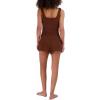 imageSteve Madden Womens ScoopNeck Chenille Sleep Tank TopTiramisu