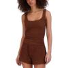 imageSteve Madden Womens ScoopNeck Chenille Sleep Tank TopTiramisu