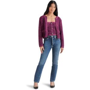 imageSteve Madden Womens Apparel Emelia Sweater JacketAubergine