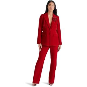 imageSteve Madden Womens Apparel Merene BlazerRed Velvet