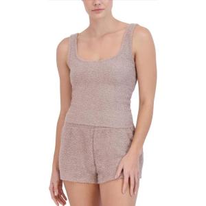 imageSteve Madden Womens ScoopNeck Chenille Sleep Tank TopBark