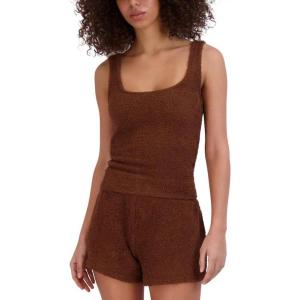 imageSteve Madden Womens ScoopNeck Chenille Sleep Tank TopTiramisu