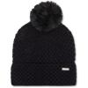 imageSTEVE MADDEN Womens Waffle Knit Beanie with POM Black