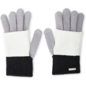 imageSteve Madden CLOCKBLOCK KNIT LONG CUFF MAGIC GLOVES  BLACK MULTI