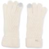 imageSteve Madden Womens Lurex Infused Chevron Knit GloveIvory