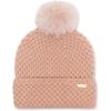 imageSTEVE MADDEN Womens Waffle Knit Beanie with POM Blush