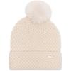 imageSTEVE MADDEN Womens Waffle Knit Beanie with POM Ivory