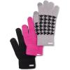 imageSteve Madden Womens 3 Pc Pattern  Classic Magic Glove SetGlovesFuchsia