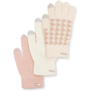 imageSteve Madden Womens 3 Pc Pattern  Classic Magic Glove SetGlovesBlush