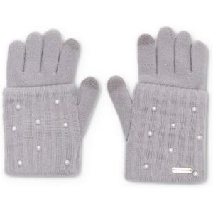 imageSteve Madden Womens Glove With Pearl Arm SleeveGlovesGrey