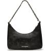 imageSteve Madden Grayad Distressed Roller Buckle Shoulder BagBlack
