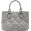imageSteve Madden Mickey Quilted Top Handle CrossbodyLight Grey