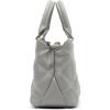 imageSteve Madden Mickey Quilted Top Handle CrossbodyLight Grey