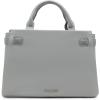 imageSteve Madden Roxanne Smooth Satchel with Patent BeltLight Grey