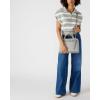imageSteve Madden Roxanne Smooth Satchel with Patent BeltLight Grey