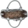 imageSteve Madden Roxanne Smooth Satchel with Patent BeltLight Grey