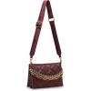 imageSteve Madden Stacie Triple Gusset CrossbodyWine