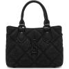 imageSteve Madden MICKEYR Quilted Top Handle Crossbody with Stones Black
