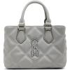 imageSteve Madden Mickey Quilted Top Handle CrossbodyLight Grey