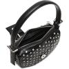 imageSteve Madden AXIS Rim Set Crystal Shoulder Back with Buckle Black