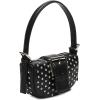 imageSteve Madden AXIS Rim Set Crystal Shoulder Back with Buckle Black