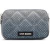 imageSteve Madden Daisyr Quilted Double Zip Crossbody with StonesDenim