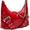 imageSteve Madden Graya Roller Buckle Shoulder BagRed