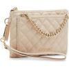 imageSteve Madden Maxine Quilted Double Zip WristletSand