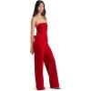 imageSteve Madden Womens Apparel Swanilda JumpsuitRed Velvet