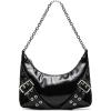 imageSteve Madden Graya Roller Buckle Shoulder BagBlack