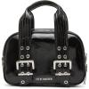 imageSteve Madden Gretta Top Handle Roller Buckle Satchel Black