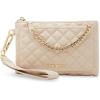 imageSteve Madden Maxine Quilted Double Zip WristletSand