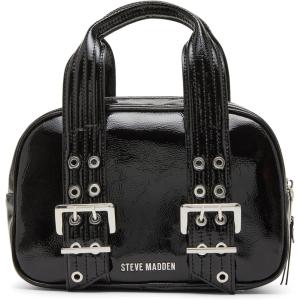 imageSteve Madden Gretta Top Handle Roller Buckle Satchel Black