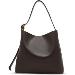 imageSteve Madden LACY Large Buckle Tote Chocolate
