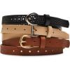 imageSteve Madden womens 3 for 1 Belt PackTaupeBrn