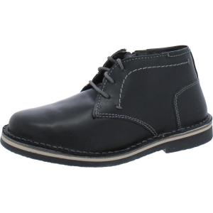 imageSteve Madden Boys Shoes Harkeen Chukka BootBlack Leather