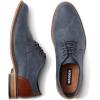 imageSteve Madden Ajapp Oxford Shoes for Men  ManMade Upper with LaceUp Vamp Round Toe Design and Durable OutsoleNavy Nubuck