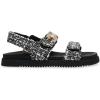 imageSteve Madden Womens Mona SandalBlackWhite Multi